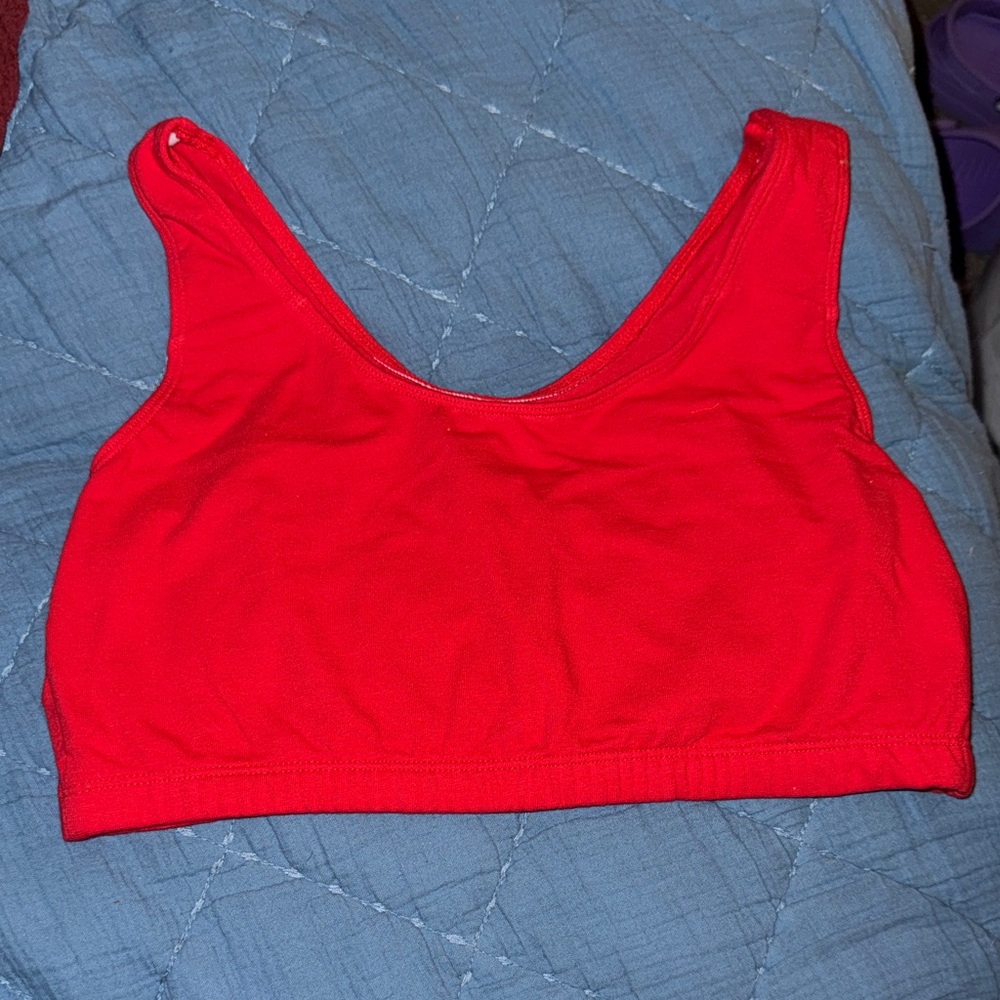 Fruit of the Loom Red Sports Bra